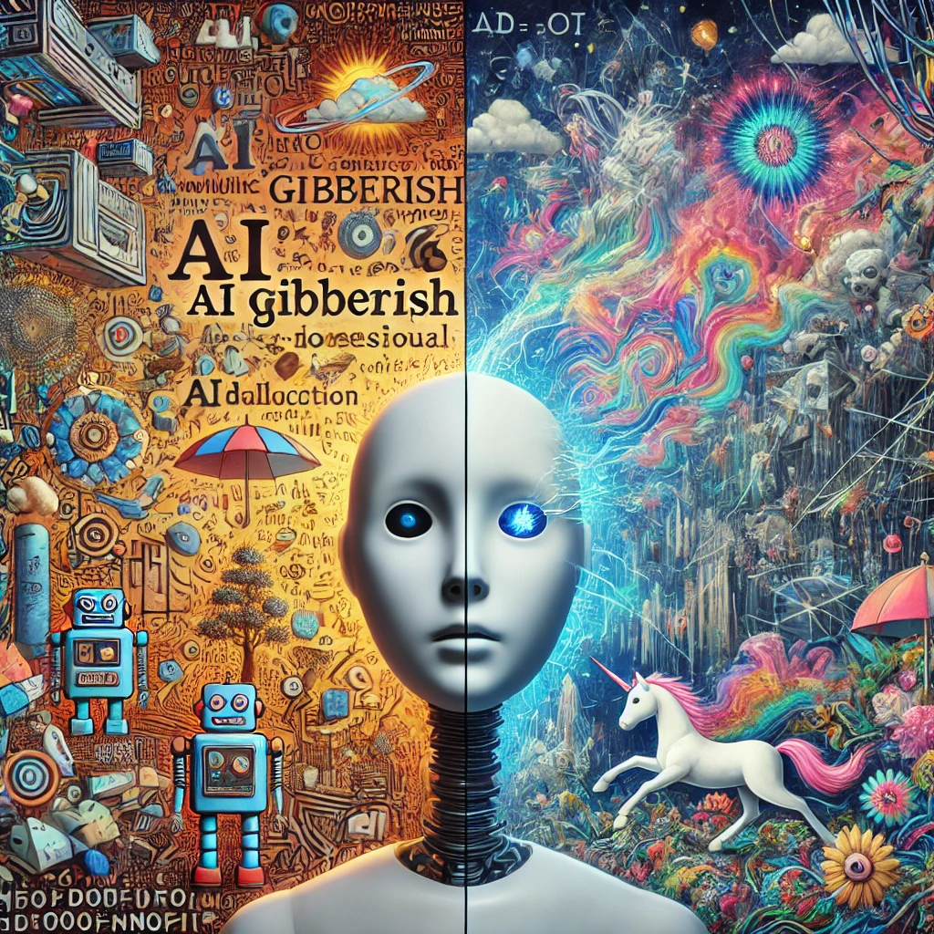 AI Gibberish vs. AI Hallucination